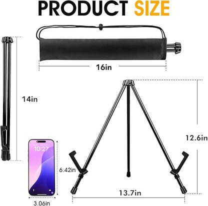 AROIC 24 Pack 14'' Tabletop Easels, Adjustable Portable Table Top Easel - Image 2