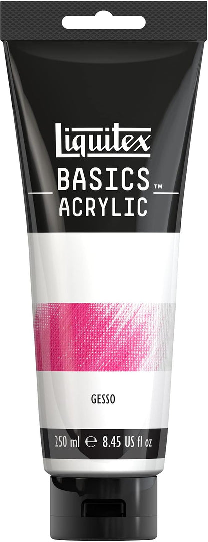 Liquitex BASICS Gesso Surface Prep Medium, 250ml Tube by Liquitex