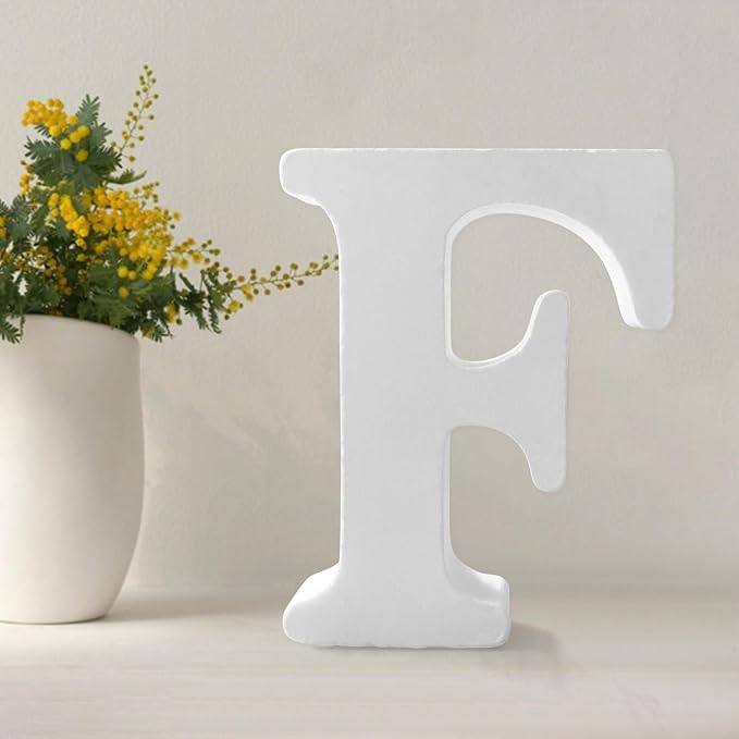 Wood Letters 4.3 Inch, Wooden Letters by UVEPBSMN