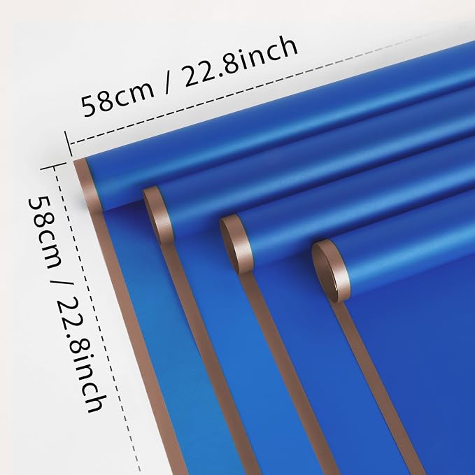 FUHITIM 20 Sheets Flower Wrapping Paper - Image 2