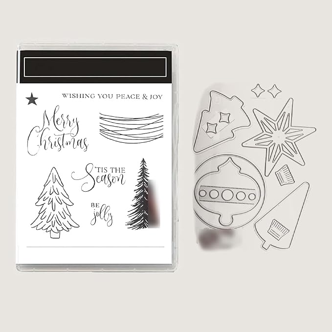 2025-2026 Stamps and Dies for Card Making, Stamps and Dies Set 2025 for by HITKUZ