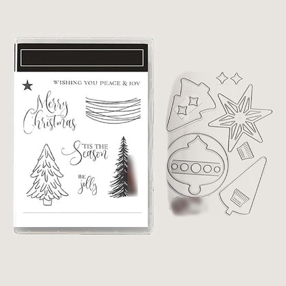 2025-2026 Stamps and Dies for Card Making, Stamps and Dies Set 2025 for by HITKUZ