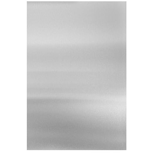 430 Stainless Steel Sheet Metal 8" x 12" x 1/16" Inch Metal Plates by CKVIHAV