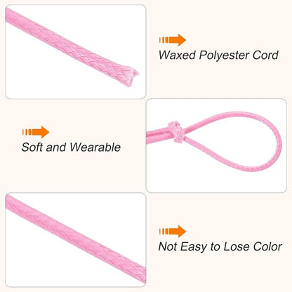 MECCANIXITY Waxed Cord 1mm Waxed Thread 87 Yard Wax String Leather Cord - Image 3