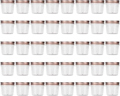 Novelinks 4 Ounce Clear Plastic Jars by novelinks