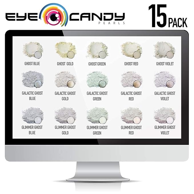 Eye Candy Premium Mica Powder Pigment “Ghost Blue” Multipurpose DIY Arts and - Image 8