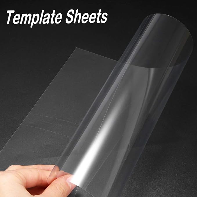 15 Pieces 4 mil Blank Stencil Sheets, 12 x 12 Inch Clear Blank Material Mylar - Image 3