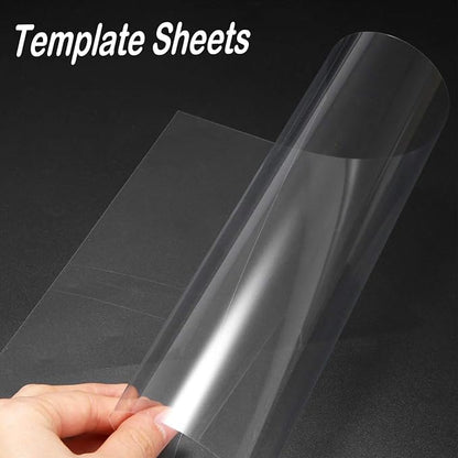 15 Pieces 6 mil Blank Stencil Sheets, 12 x 12 Inch Clear Blank Material Mylar - Image 3