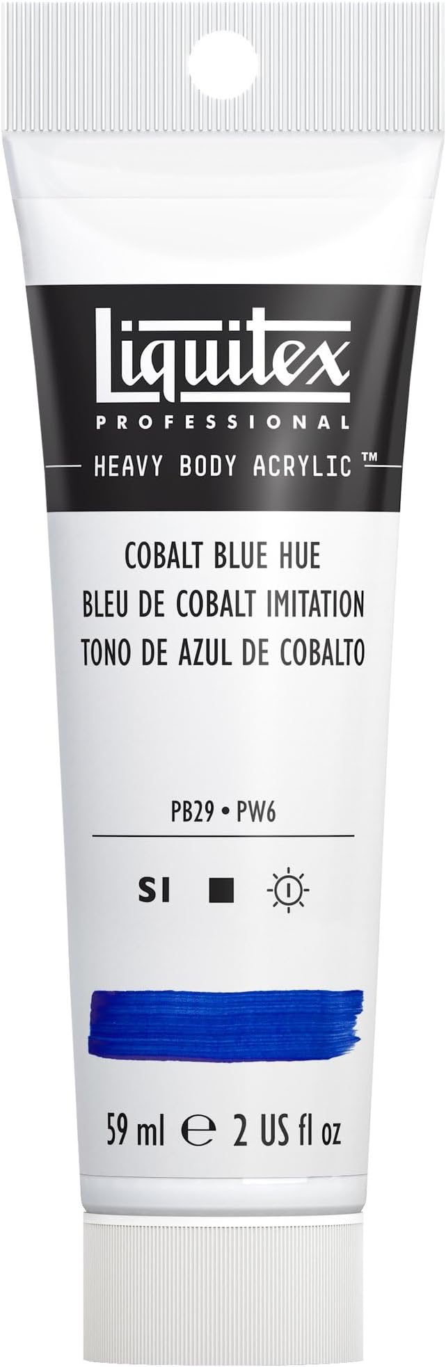 Liquitex Professional Heavy Body Acrylic Paint, 2-oz Tube, Cobalt Blue Hue by Liquitex
