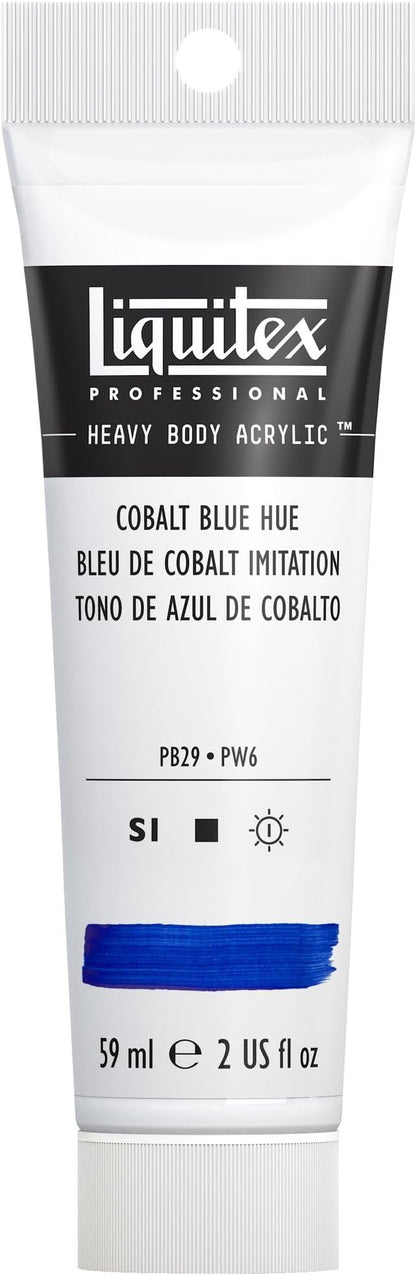 Liquitex Professional Heavy Body Acrylic Paint, 2-oz Tube, Cobalt Blue Hue by Liquitex