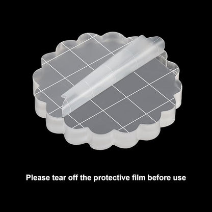 PATIKIL 1.4" Acrylic Stamp Block - Image 4
