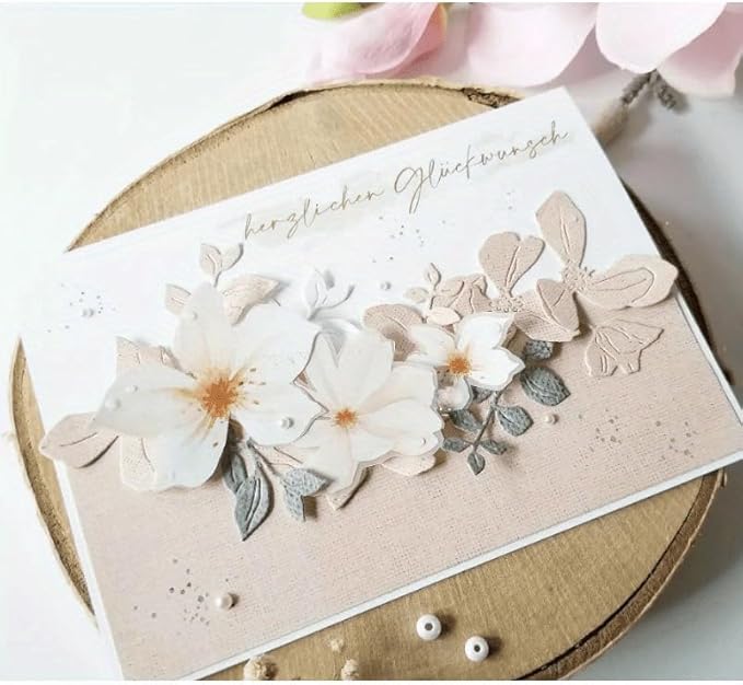 Lapoo Metal Cutting Die for Scrapbooking, 3D Backgrounds Frame New Cutting Dies - Image 6