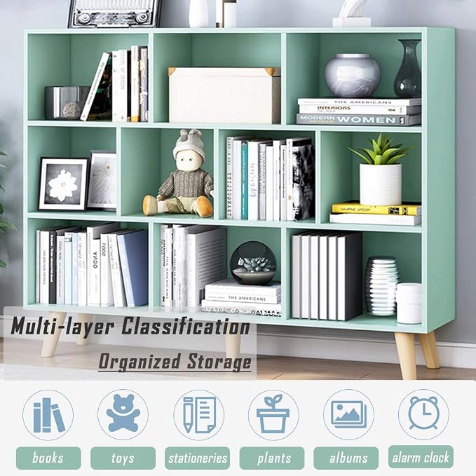 IOTXY Wooden Open Shelf Bookcase - Image 6