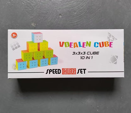 Full Size 3x3x3 Speed Cube Set, 2.2in Puzzle Party Favors Toy Stickerless Magic - Image 9