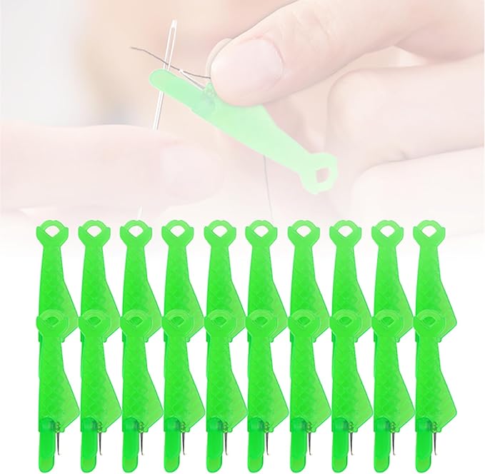 Automatic Sewing Needle Threader, Upgrade Fish Type Quick Needle Threaders by Morekfly
