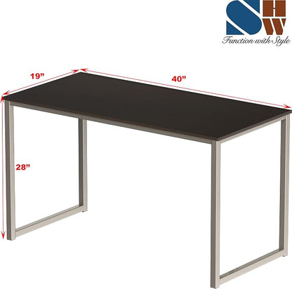 SHW Mission 40-Inch Home Office Computer Desk - Image 3