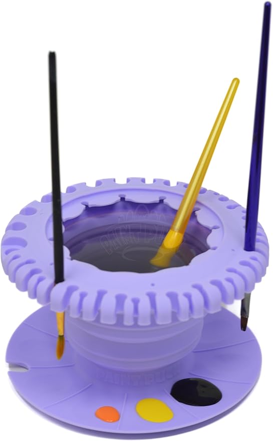 Paint Puck CollapsiBowl Paint Brush Cleaner Rinse Cup by PaintPuck