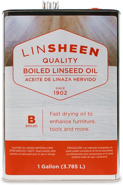 Boiled Linseed Oil – Fast Drying Flaxseed Wood Treatment to Rejuvenate and by LinSheen