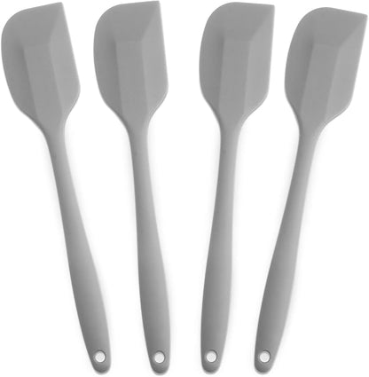 Silicone Spatula 4-piece Set, Heat-Resistant Non-stick Rubber Spatulas by ALLWIN-HOUSEWARE