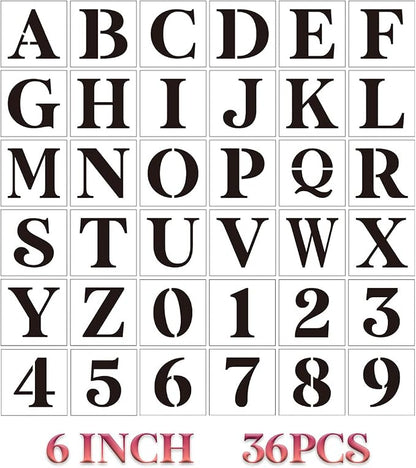 Wooden Letter Stencils by zosylley