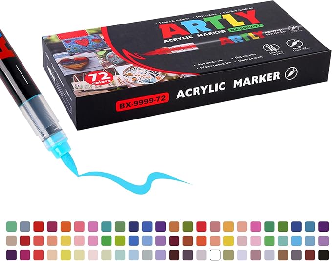 Acrylic Paint Markers, Acrylic Paint Pens, Fabric Markers - Image 3