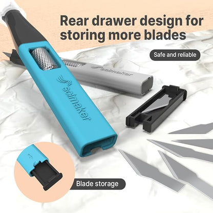 3 PCS Exacto Knife, Hidden Blade Design at The End, Comes - Image 4