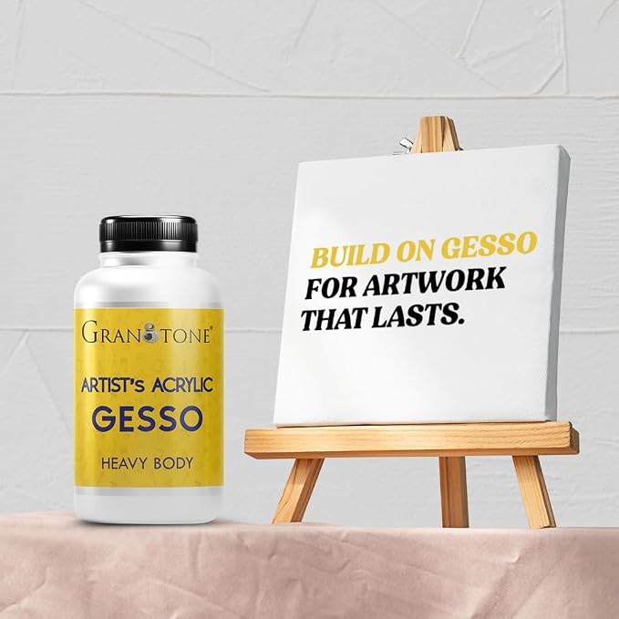 GRANOTONE Acrylic Gesso Water Base | Matte Finish | Interior/Exterior Use | - Image 2