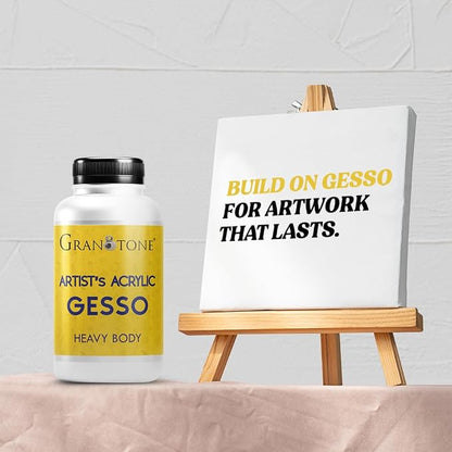 GRANOTONE Acrylic Gesso Water Base | Matte Finish | Interior/Exterior Use | - Image 2