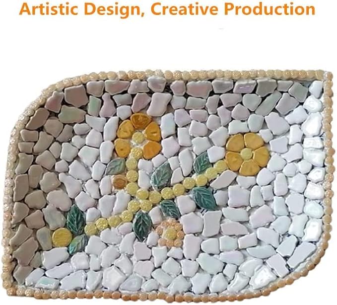 1.1LB Irregular Ceramics Mosaic Tiles, Mosaic Pieces Stones - Image 2