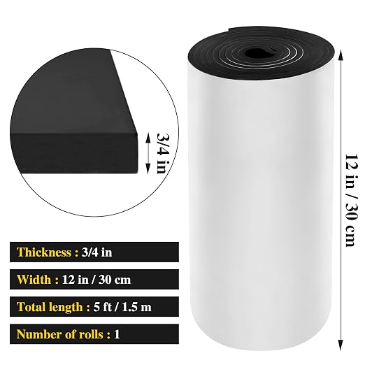 Adhesive Foam Padding Roll Closed Cell Sponge Neoprene Insulation Board Foam - Image 2