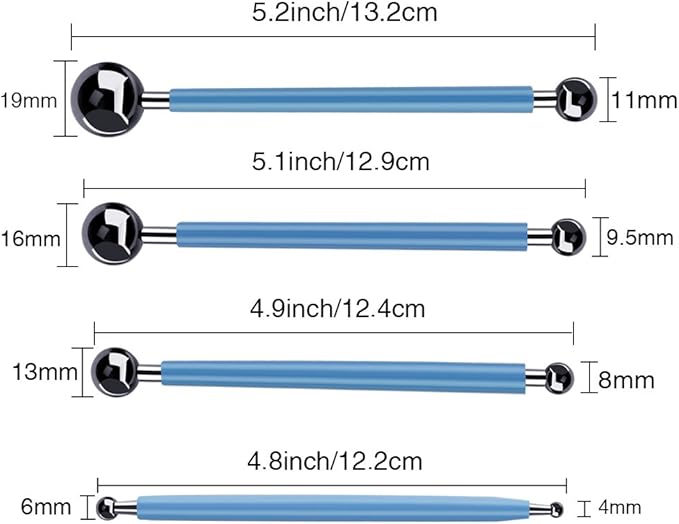 Caydo 9 Pieces Stylus Tools, 5 Pieces 2 Way Total 10 Different DIY Silicone and - Image 4