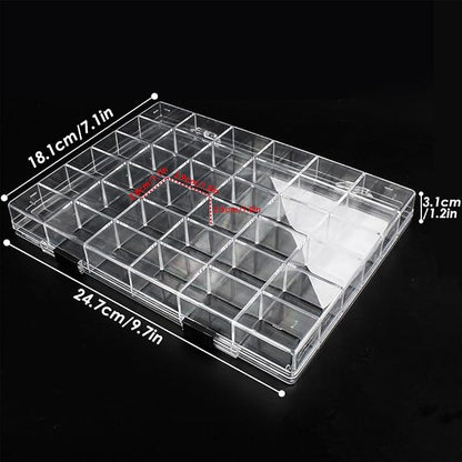 36 Grids Clear Plastic Organizer Box, Craft Storage Container - Image 5