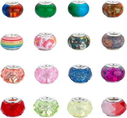 LAIDANLA Multicolor Large Hole Beads, Loose Beads - Image 5