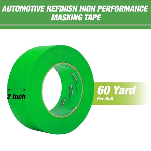 LAUCO DINOGREN High Performance Automotive Masking Tape – 2 Inch x 60 Yards – - Image 2