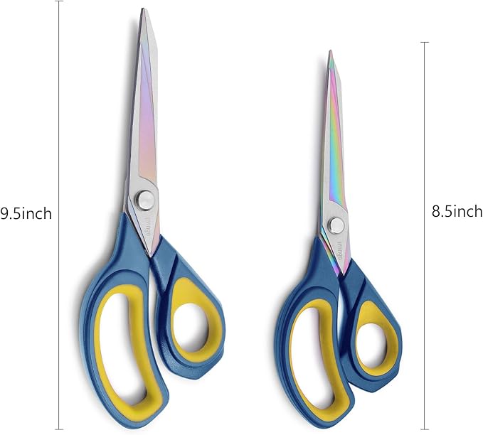 LIVINGO 2 Pack Sharp Fabric Scissors - Image 2