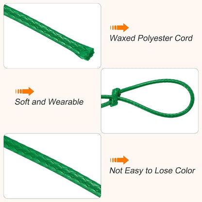 MECCANIXITY Waxed Cord 1mm Waxed Thread 87 Yard Wax String Leather Cord - Image 3