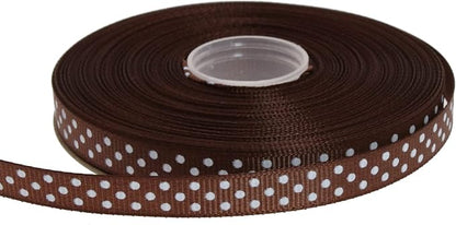 Polka Dot Grosgrain Ribbon 25 Yard Each Roll 100% Polyester by Unknown