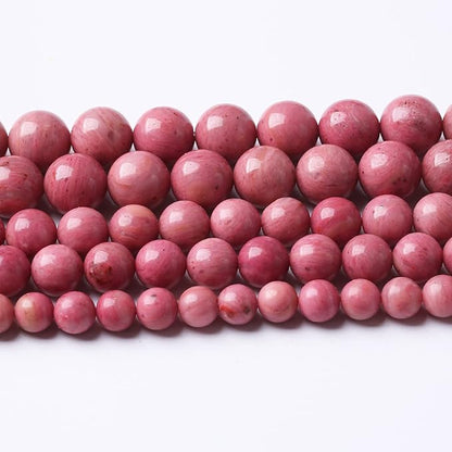 10mm 38pcs 7A Premium Gemstone Rhodochrosite Beads Natural Stone Round Loose - Image 2