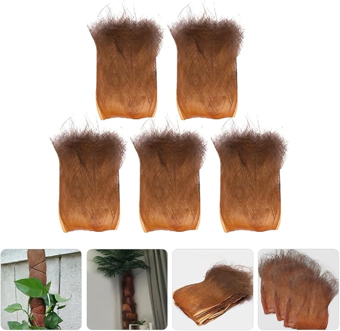 VOSAREA 5 Sheets Fake Tree Barks Coconut Bark Decoration Garden Background Bark - Image 7