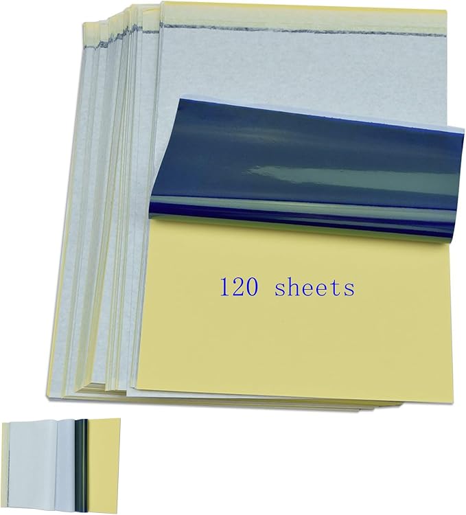 Tattoo Transfer Paper, 120 Sheets Tattoo Stencil Paper, Stencil Paper by new+star+tattoo