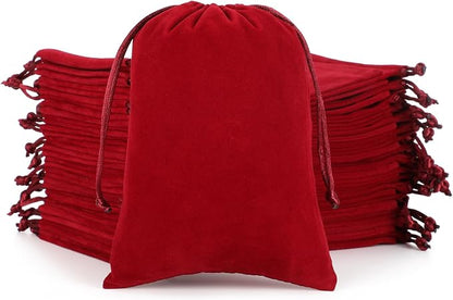 Velvet Drawstring Jewelry Bag, 5x7 Tarot Card Pouch, Or Wrapping Halloween by Tapleap