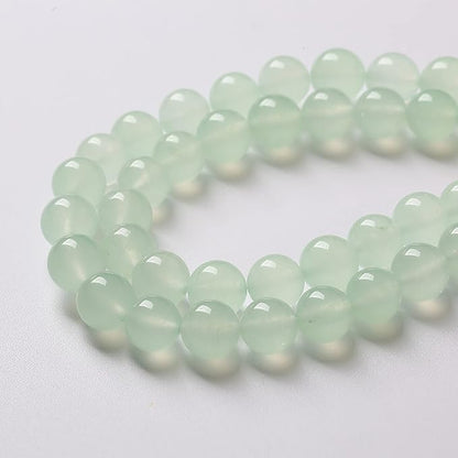 4mm 90pcs Natural Green Jade Chalcedony Beads Energy Healing Power Stone Beads - Image 4