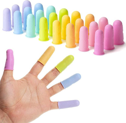 Mr. Pen Hot Glue Gun Silicone Finger Protectors, Pastel Colors Finger Tips and by MrPen