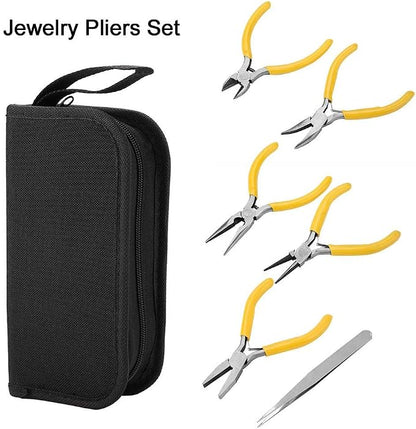 Jewelry Pliers, Bent Nose Pliers, Needle Nose Pliers, Flat Nose Pliers - Image 7