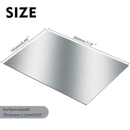 Laser Engraving Blank Silver ABS Double Color Plastic Sheet, 11.8x6.49x0.05 - Image 4