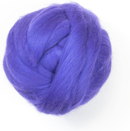 Kondoos Colored Natural Wool roving, 8 OZ. Best Wool by Kondoosnaturalfibers