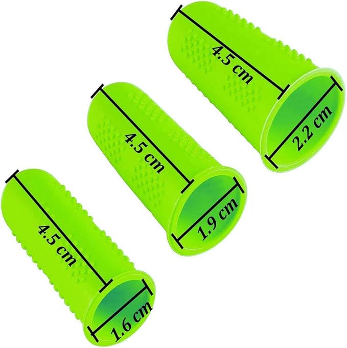 15 Pack Silicone Hot Glue Gun Finger Caps, 5 colors Finger Guard Protectors or - Image 2