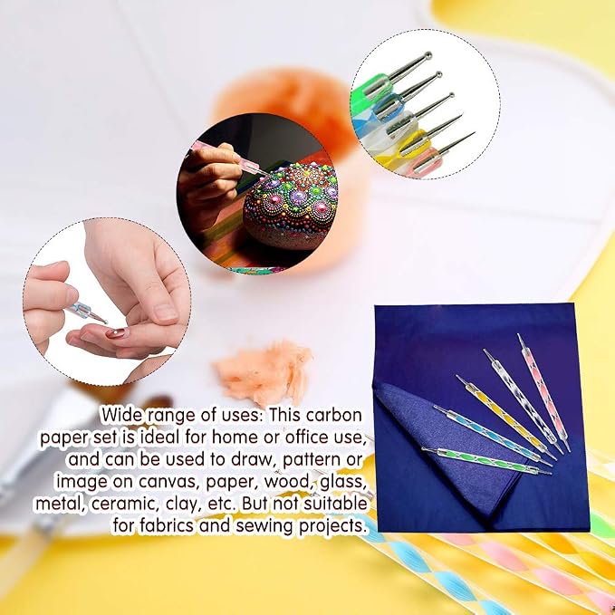 100 Sheets Carbon Transfer Paper, Canvas and Other Art Surfaces - Image 4