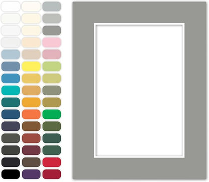 Poster Master Mid Gray Matboard – 4-Ply Acid-Free Picture Mat Board by PosterMaster
