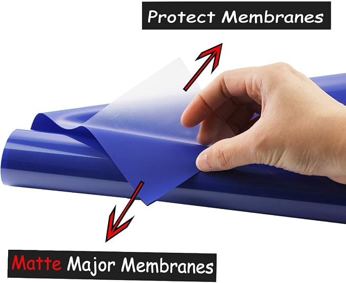 Guangyintong Heat Transfer Vinyl Blue HTV Rolls, Matte Surface HTV - Image 3